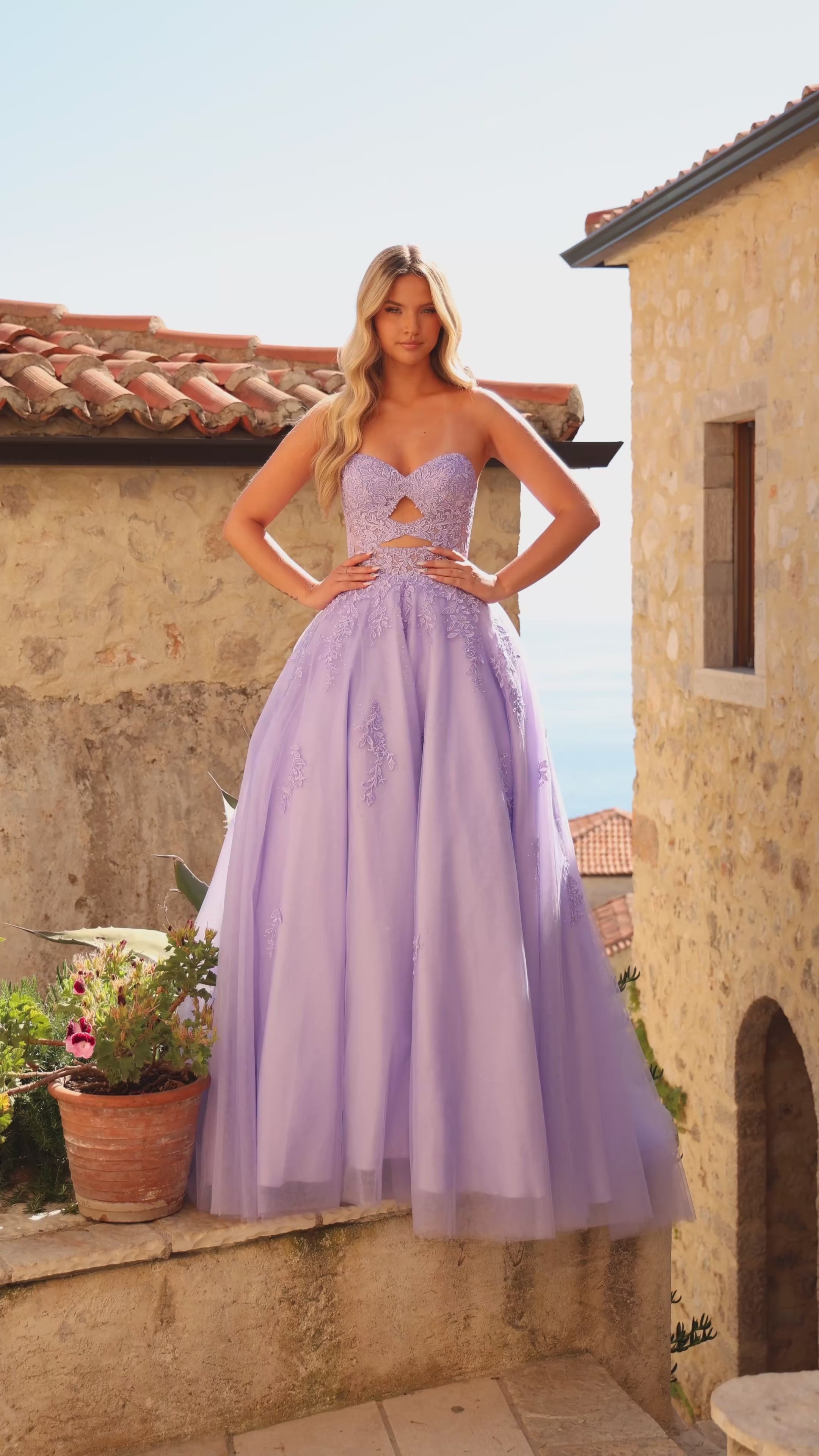 FORMAL EVENING PROM STYLE 89357