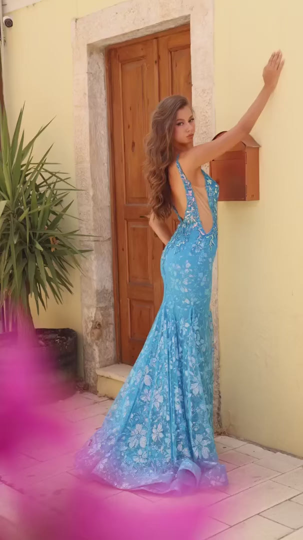 FORMAL EVENING DRESS STYLE 88275